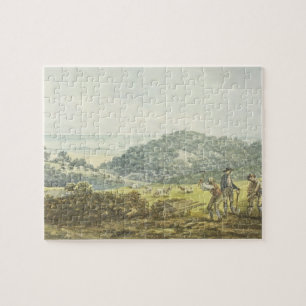 Puzzle Panoramique "avant" vue, du livre rouge pour la
