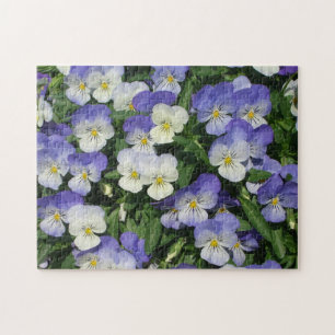 Puzzle Pansies violettes Jardin Floral