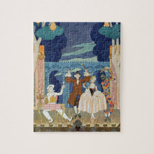 Puzzle Pantomime l'étape, illustration pour des 'fêtes