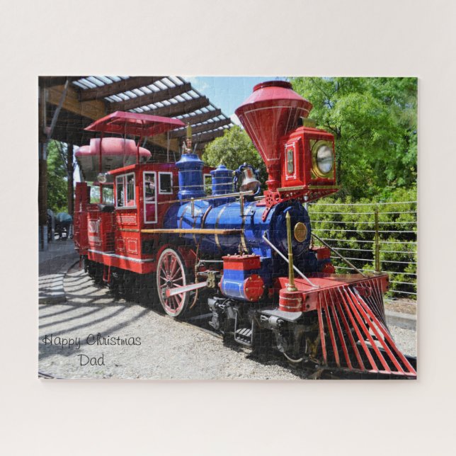 Puzzle Papa de Noël. (Horizontal)