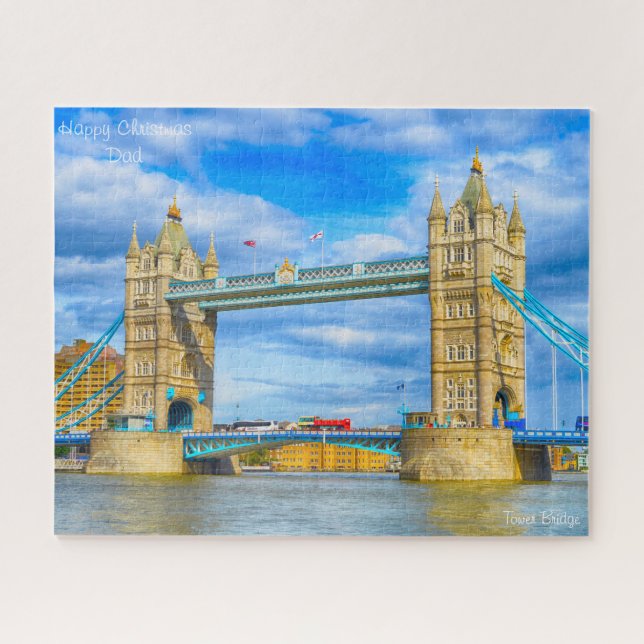 Puzzle Papa de Noël. (Horizontal)