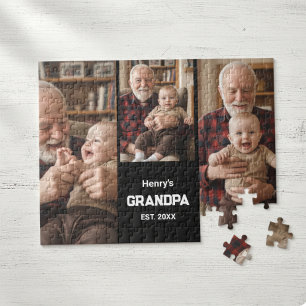 Puzzle Papi moderne Établ. Nom Année 3 Photo