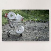 Papier de toilette Covid Shopping