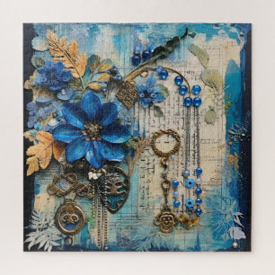 Puzzle papier junk antique