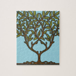 Puzzle Papier peint frise d'arbre de William Morris