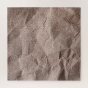 Puzzle Papier Rustique Crumpled : Texture Vintage
