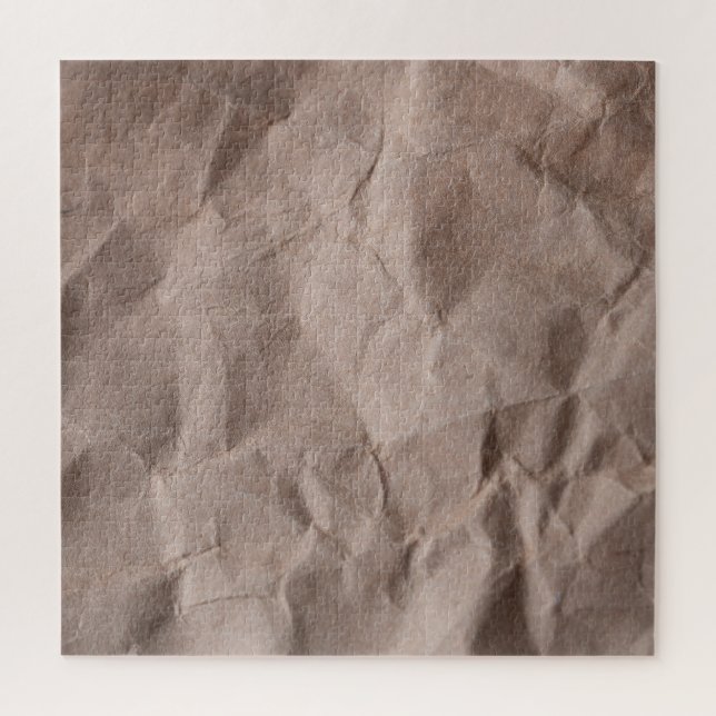 Puzzle Papier Rustique Crumpled : Texture Vintage (Vertical)