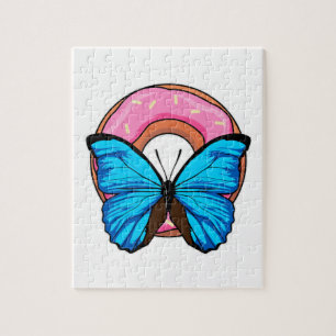Puzzle Papillon avec Donut