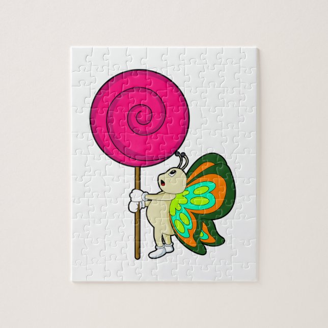 Puzzle Papillon avec Lollipop (Vertical)