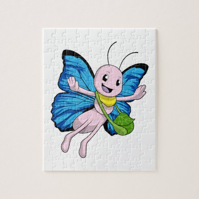Puzzle Papillon avec sac à main (Vertical)