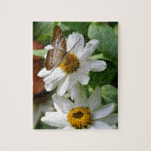 Puzzle Papillon blanc Peacock