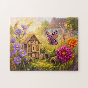 Puzzle Papillon cherchant un abri hivernal à l'hôtel à in