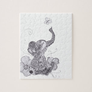 Puzzle Papillon d'éléphant