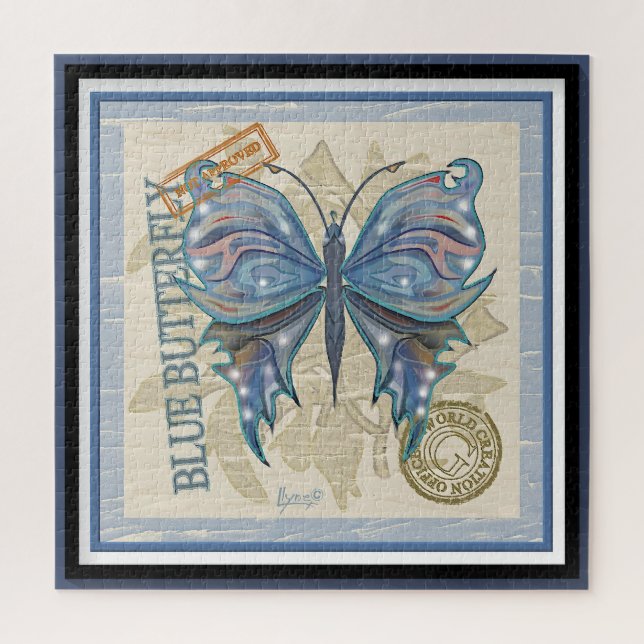 Puzzle Papillon du bureau de création G (Vertical)