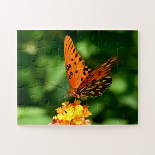 Puzzle Papillon Gulf fritillaire étiré