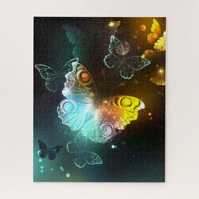Puzzle Papillon lumineux et papillons de nuit (Vertical)