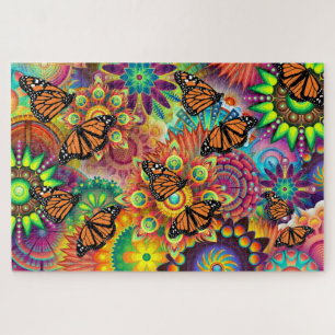 Puzzle papillon monarque
