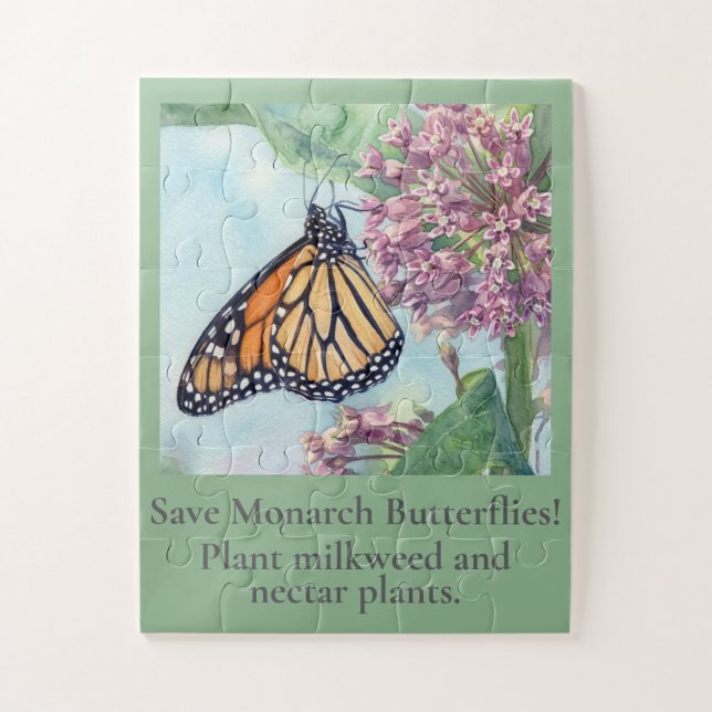 Puzzle Papillon monarque (Vertical)