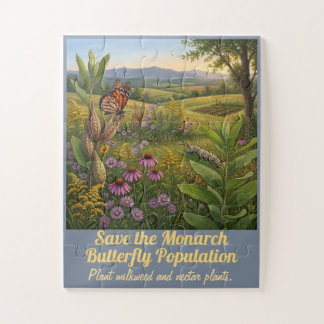 Puzzle Papillon monarque