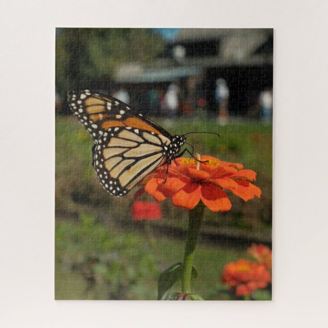 Puzzle Papillon Monarque Orange Pendant La Migration Du C (Vertical)