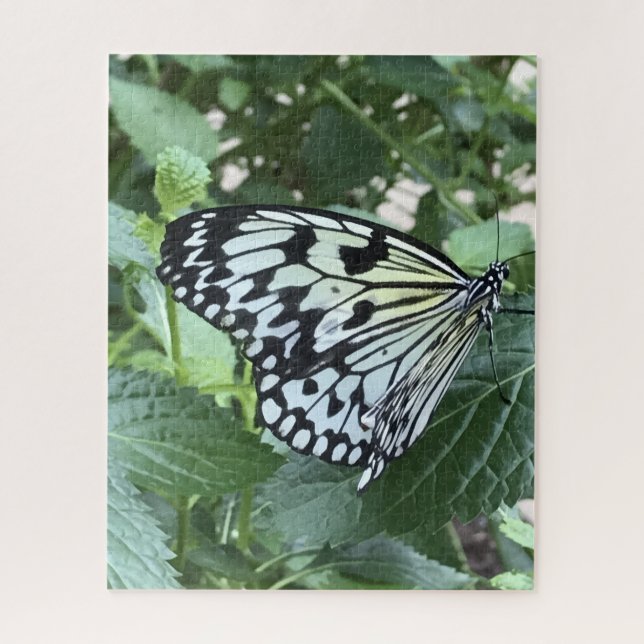 Puzzle Papillon noir blanc (Vertical)