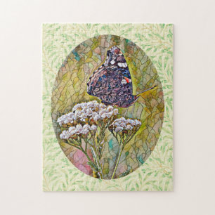 Puzzle Papillon Style Verre Trait