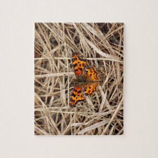 Puzzle Papillon sur la paille