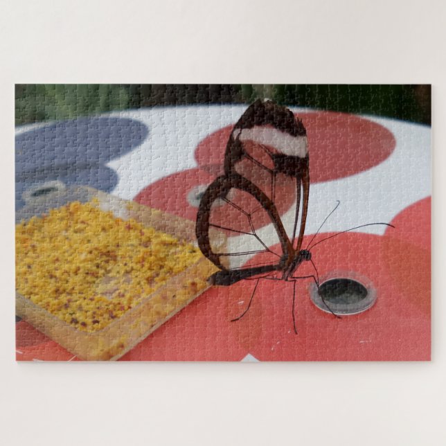 Puzzle papillon transparent (Horizontal)
