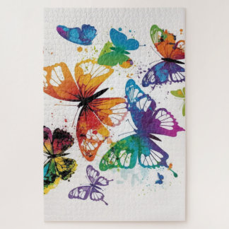 Puzzle Papillons colorés 1