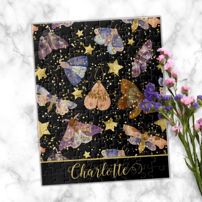 Puzzle Papillons de nuit de nuit de Whimsical Parties sci (Créateur téléchargé)