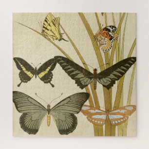 Puzzle Papillons papillons vintages Illustration Art