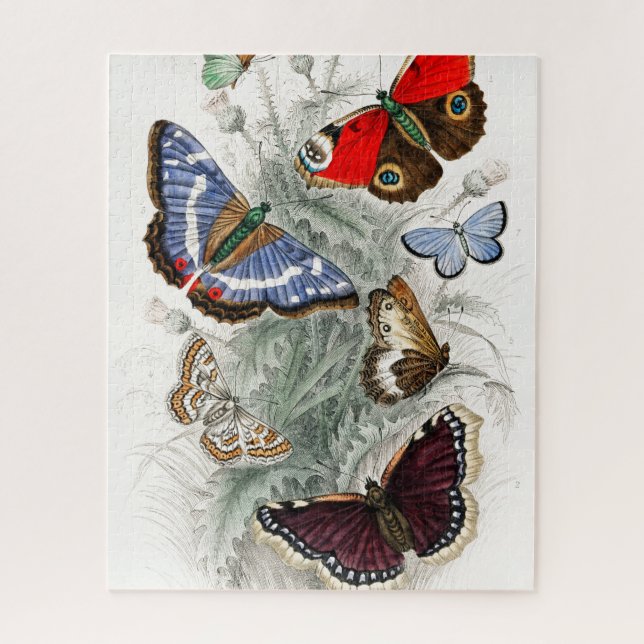 Puzzle Papillons vintages (Vertical)