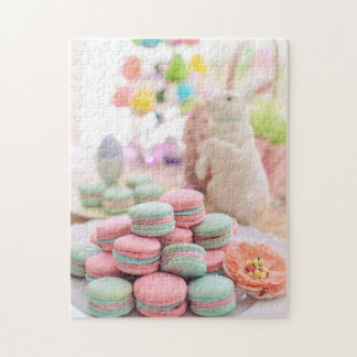 Puzzle Pâques Macarons Pastels