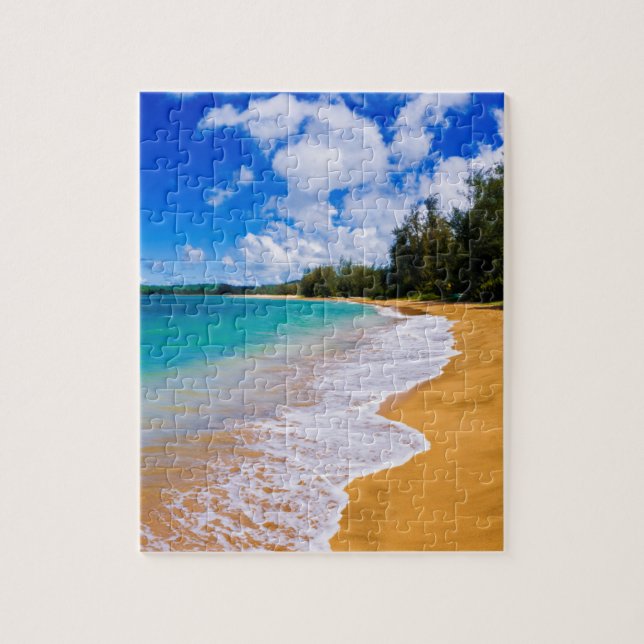 Puzzle Paradis de plage tropical, Hawaï (Vertical)