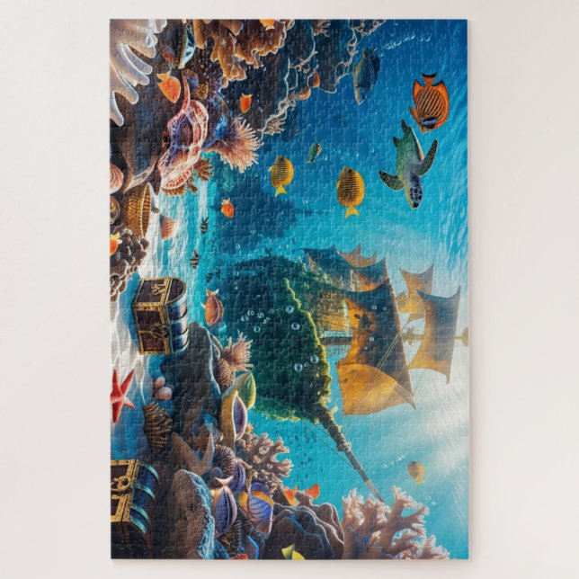 Puzzle Paradis sous-marin de la mer (Vertical)
