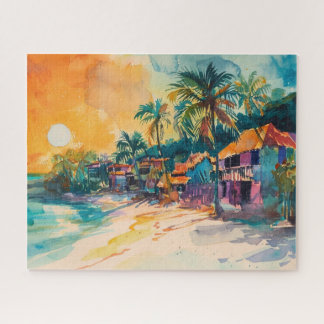 Puzzle Paradis tropical de la plage