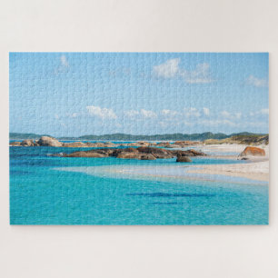 Puzzle Paradise Beach Sea Greens Pool, 1014 pièces