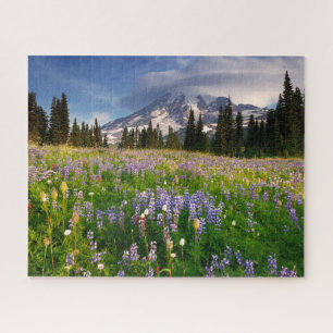 Puzzle Paradise Fleur sauvage Meadow au Mont Rainier