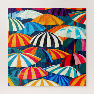 Puzzle Parapluie Abstrait Rainbow Beach
