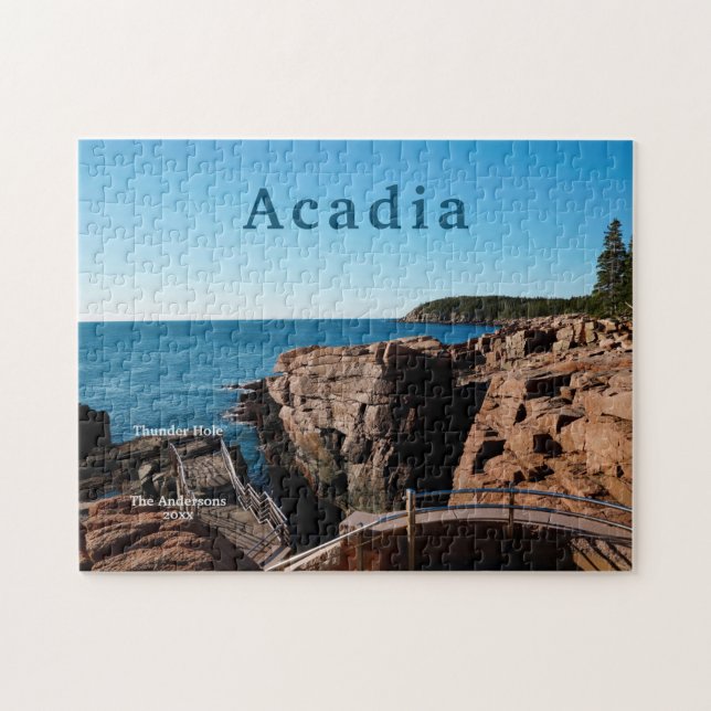Puzzle Parc national Acadia Thunder Hole Maine (Horizontal)