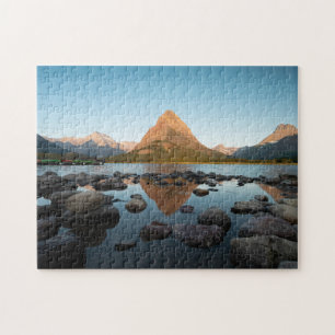 Puzzle Parc national de glacier du lac   mountain