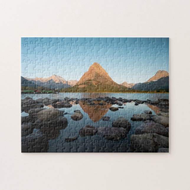 Puzzle Parc national de glacier du lac | mountain (Horizontal)