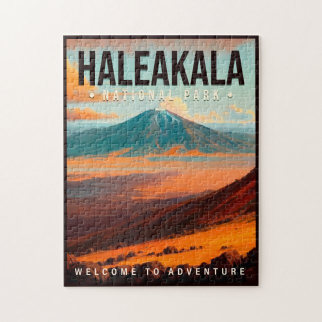 Puzzle Parc national de Haleakala Maui Hawaii Vintage (Vertical)