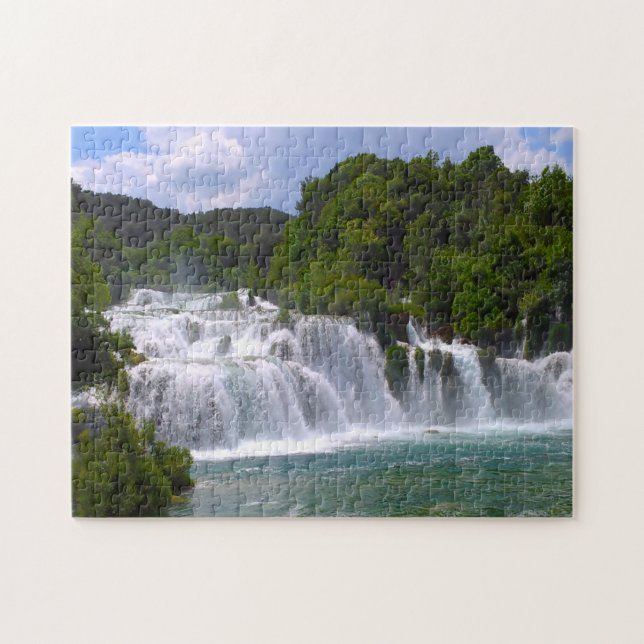 Puzzle Parc national de Krk Croatia. (Horizontal)