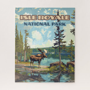 Puzzle Parc national de l'Isle Royale Lac Michigan