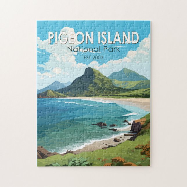Puzzle Parc national de Pigeon Island Sainte-Lucie Travel (Vertical)