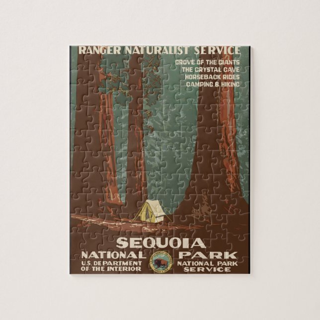 Puzzle Parc national de séquoia (Vertical)