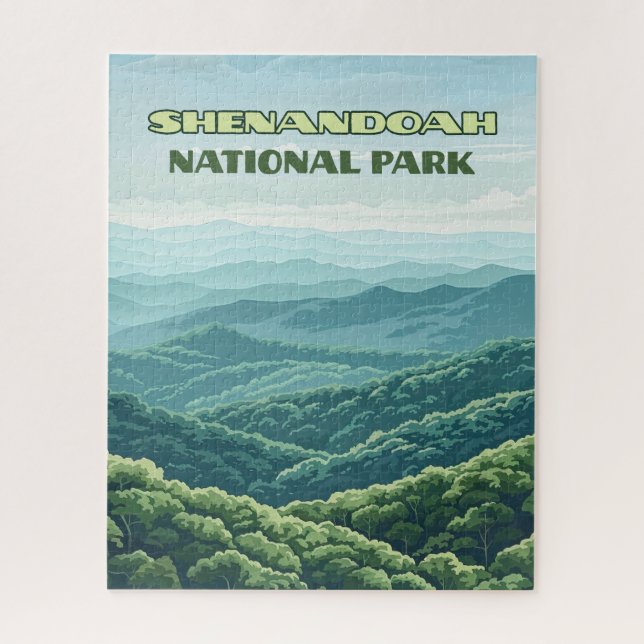 Puzzle Parc national de Shenandoah Virginia Blue Ridge Re (Vertical)