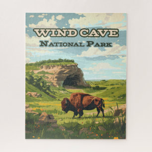 Puzzle Parc national de Wind Cave Bison Dakota du Sud