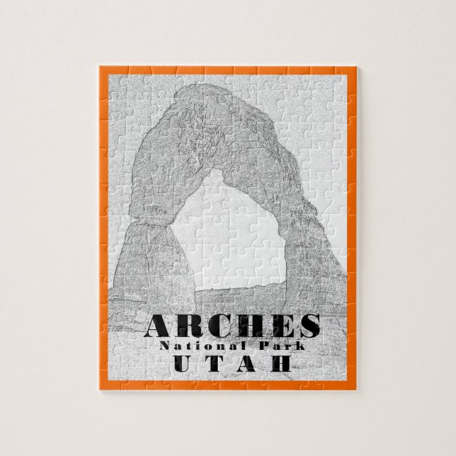 Puzzle Parc national des Arches - Utah - 8x10 - 110 pc (Vertical)